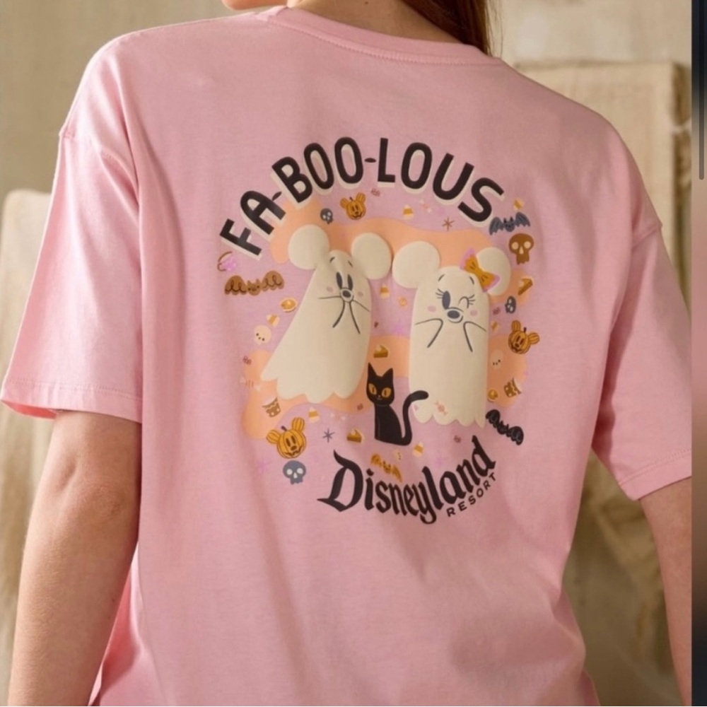 Pink NEW Disney Halloween Shirt size M